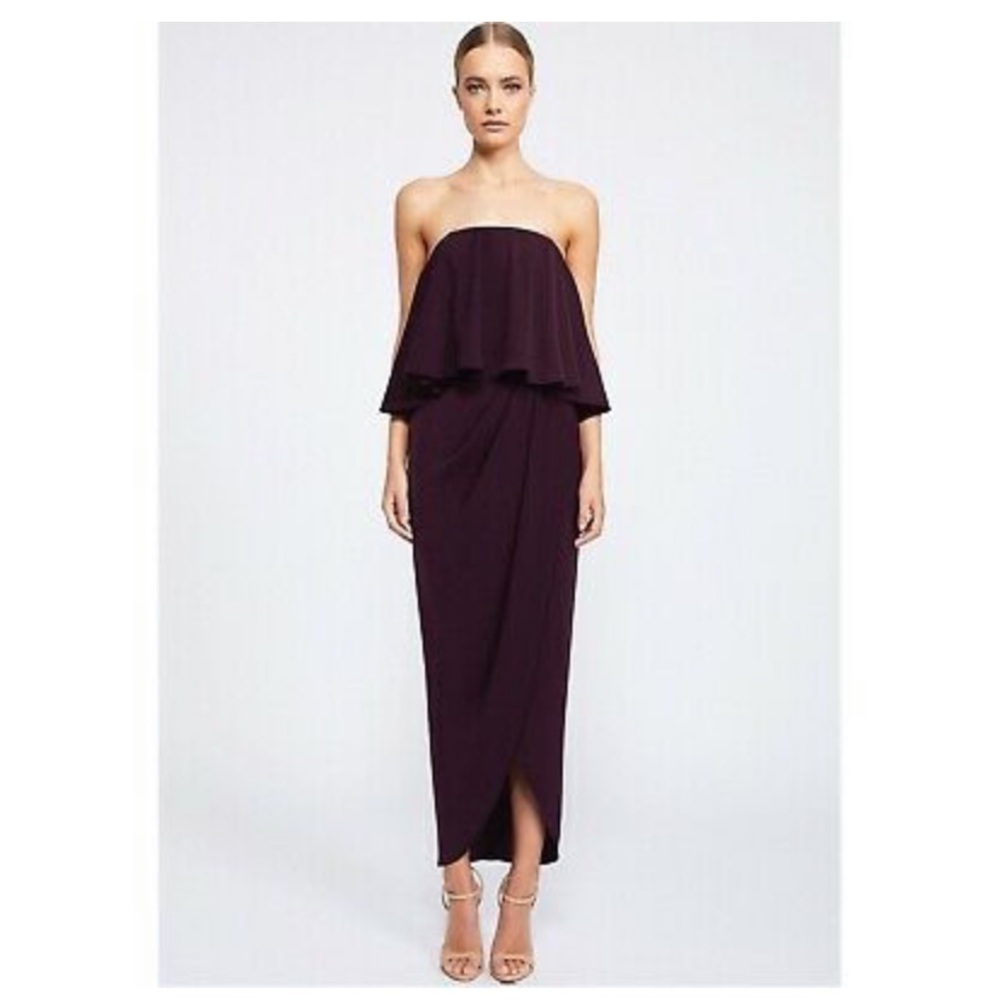 Shona Joy strapless tulip hem dress